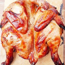 ไก่ย่างพริกอิน&ต้มเลือดหมู เซเว่นพุทธสาครซอย5