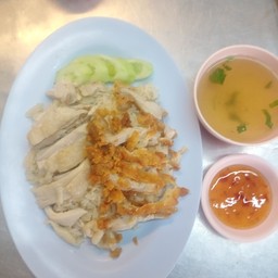 ข้าวมันไก่ต้ม+ไก่ทอด