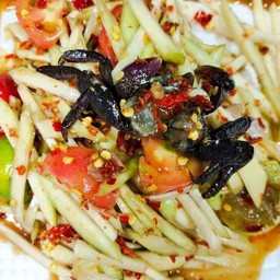 ตำมะม่วงปูปลาร้า