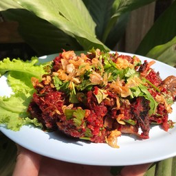 ลาบหมูดิบ