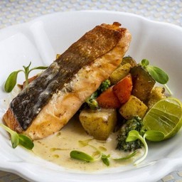 สเต็กปลาแซลมอน