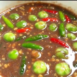 น้ำพริกกะปิ+แตงกวา