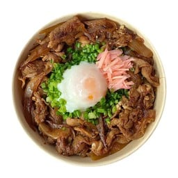 ข้าวหน้าเนื้อ+ไข่ (หน้าร้าน 99 บาท)