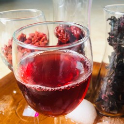 น้ำกระเจี๊ยบเก๋ากร้พุทราจีนแท้100%