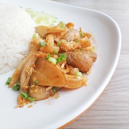 เห็ด กระเทียม.