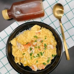 ข้าวไข่ข้น กุ้ง