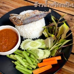 ข้าวน้ำพริกกะปิ+ปลาทู