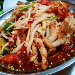 ตำด้องแด้งตีนไก่