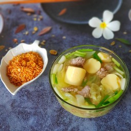 ต้มจืดเต้าหู้หมูสับ