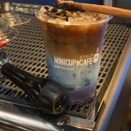Minicup Blue coffee latte