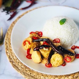 ข้าวเต้าหู้คั่วพริกเกลือ