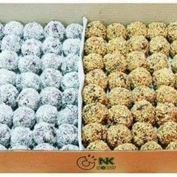 เค็กจิว ช็อกถั่ว มีมะพร้าว,มีถั่ว