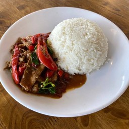 กระเพราเนื้อ(ชิ้น)พรีเมี่ยม