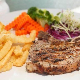 พอร์คชอพสเต๊ก