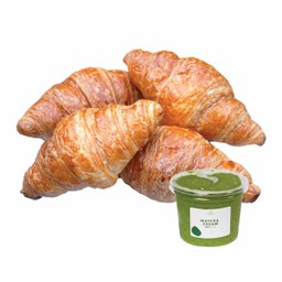 Supreme Matcha Dip Croissant Set.