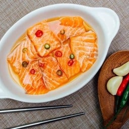 แซลม่อนดองซีอิ้วเกาหลี แบบกระปุก
