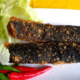 ปลาซาบะห่อสาหร่าย 2 ชิ้น