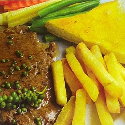 สเต็กเนื้อสันสะโพก