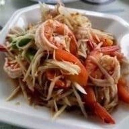 ตำปลาร้ากุ้งสุก