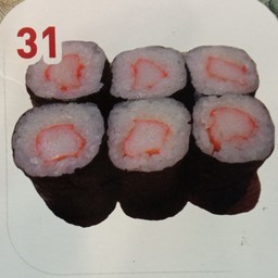 ข้าวห่อสาหร่ายไส่ปูอัด