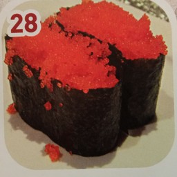 ข้าวปั้นหน้าไข่กุ้ง