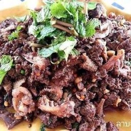 ลาบเนื้อสุก ไม่ขม