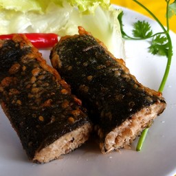 ปลาซาบะห่อสาหร่าย 1ชิ้น