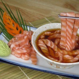 โซบะเส้นแซลมอน