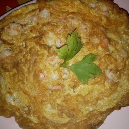 ไข่เจียวกุ้งสับ