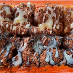 ขนมปังปิ้งเนยนม+โอวัลติน+คาราเมล1ชิ้น ขนมปังปิ้งเนยนม+โอวัลติน+ช็อคโกแลต1ชิ้น ใหญ่2ชิ้น