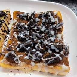 ขนมปังปิ้งนมไมโลOreo