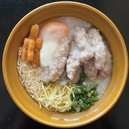 โจ๊กหมูใส่ไข่ (พิเศษ เพิ่มหมู)