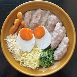 โจ๊กหมูไข่เค็ม (พิเศษ เพิ่มหมู)