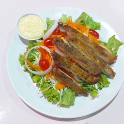 สลัดหมูย่าง