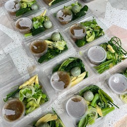 คุณแป้ง น้ำพริกตัมผัก ตลาดบางมด