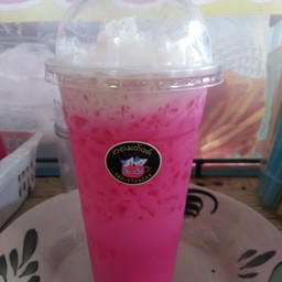นมชมพูนมสดเย็น