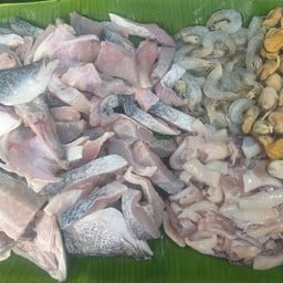 ยำถั่งพู กุ้งแช่น้ำปลา. หมูมะนาว