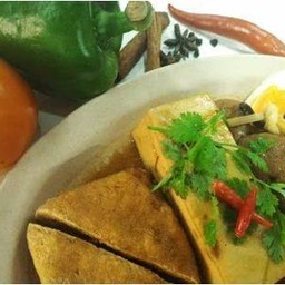 เต้าหู้เห็ดหอมพะโล้