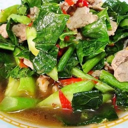 คะน้าหมู_ราดข้าว