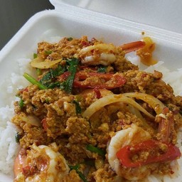 ข้าวกระหรี่กุ้ง