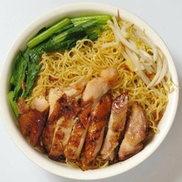 ก๋วยเตี๋ยวแห้งไก่ย่าง