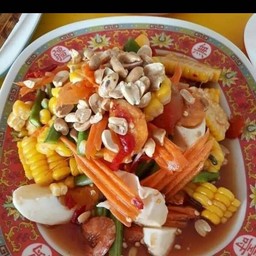 ข้าวโพดไข่เค็ม