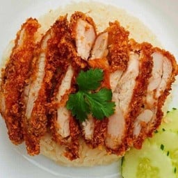 ข้าวมันไก่ทอด