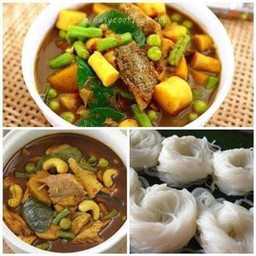 ขนมจีนแกงไตปลา พิเศษ