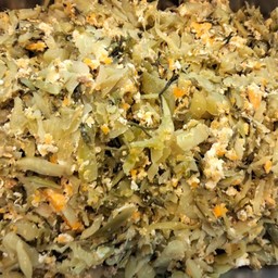 ผักกาดดองผัดไข่