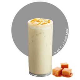 นมสดคาราเมล เย็น (Iced Caramel Milk)