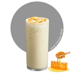 นมสดน้ำผึ้ง เย็น (Iced Honey Milk)