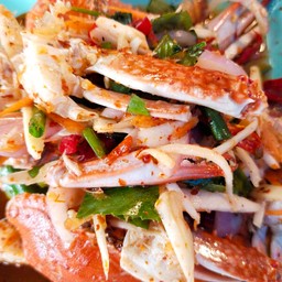 ยำปูม้าสุก