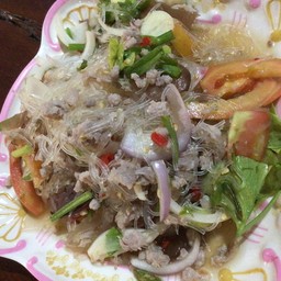 ยำวุ้นเส้นหมูสับ