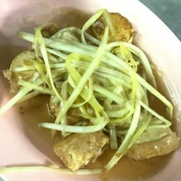 ผัดกุ้ยช่ายขาวเต้าหู้ หมูสับ